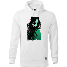Magnolion Anime panda lány férfi pulóver - 19 szín, S-5XL férfi pulóver, kardigán