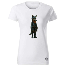 Magnolion antropomorf róka lány v2 női póló - 19 szín, XS-2XL női póló
