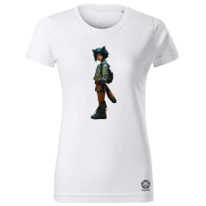 Magnolion antropomorf róka lány v3 női póló - 19 szín, XS-2XL