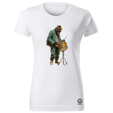Magnolion Antropromorf zenész gorilla v3 női póló - 19 szín, XS-2XL