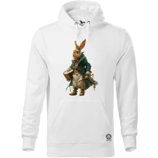 Magnolion Antropromorf zenész nyúl v2 férfi pulóver - 19 szín, S-5XL férfi pulóver, kardigán