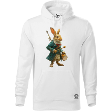 Magnolion Antropromorf zenész nyúl v3 férfi pulóver - 19 szín, S-5XL férfi pulóver, kardigán