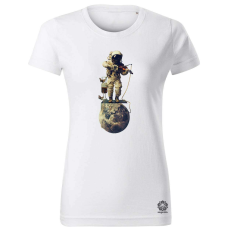 Magnolion Asztronauta hegedül v1 női póló - 19 szín, XS-2XL