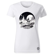 Magnolion Asztronauta lovas v5 női póló - 19 szín, XS-2XL női póló