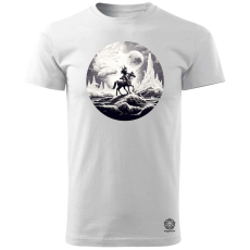 Magnolion Asztronauta lovas v9 férfi póló - 19 szín, S-3XL
