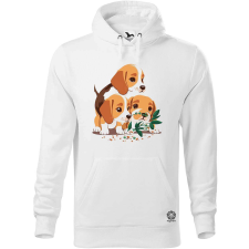Magnolion Beagle kölykök férfi pulóver - 19 szín, S-5XL férfi pulóver, kardigán