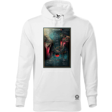 Magnolion Belső térkép Batman barlang 4/3 férfi pulóver - 19 szín, S-5XL