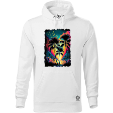 Magnolion Biolumineszcén pálmafák v3 férfi pulóver - 19 szín, S-5XL férfi pulóver, kardigán