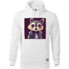 Magnolion Boldog apró és aranyos mosómedve férfi pulóver - 19 szín, S-5XL férfi pulóver, kardigán