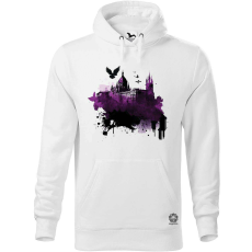 Magnolion Budapest lila felhőben v1 férfi pulóver - 19 szín, S-5XL