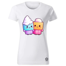 Magnolion Chibi mályvacukrok v1 női póló - 19 szín, XS-2XL női póló