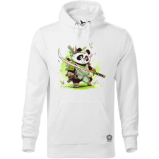 Magnolion Chibi panda szamuráj v6 férfi pulóver - 19 szín, S-5XL férfi pulóver, kardigán