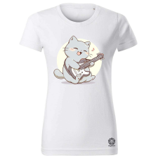 Magnolion Cica gitározik v3 női póló - 19 szín, XS-2XL női póló