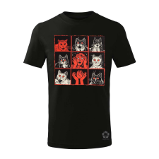 Magnolion Cica téboly v1 gyerek póló - 11 szín, 4-12 éves gyerek póló