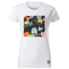 Magnolion Cica téboly v7 női póló - 19 szín, XS-2XL női póló