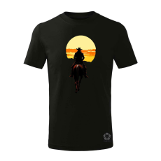 Magnolion Cowboy illusztráció v3 gyerek póló - 11 szín, 4-12 éves