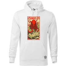 Magnolion Cthulhu poszter v3 férfi pulóver - 19 szín, S-5XL