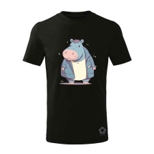 Magnolion Cuki hippo v1 gyerek póló - 11 szín, 4-12 éves gyerek póló