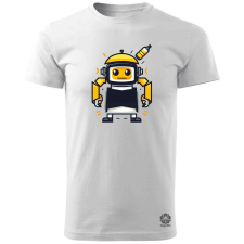 Magnolion Cuki robot v11 férfi póló - 19 szín, S-3XL férfi póló