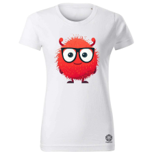 Magnolion Cuki vörös szörny v1 női póló - 19 szín, XS-2XL női póló