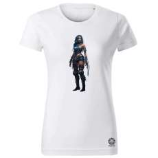 Magnolion Cyberpunk indián nő v3 női póló - 19 szín, XS-2XL
