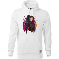 Magnolion Cyberpunk női szamuráj v4 férfi pulóver - 19 szín, S-5XL