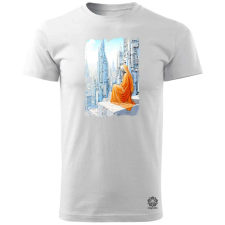Magnolion Cyberpunk papnő v1 férfi póló - 19 szín, S-3XL férfi póló