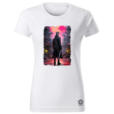 Magnolion Cyberpunk yakuza szamuráj v1 női póló - 19 szín, XS-2XL női póló