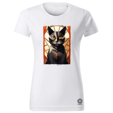 Magnolion Deco macska v2 női póló - 19 szín, XS-2XL női póló