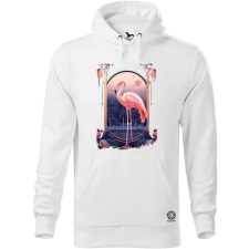 Magnolion Deco rózsaszín flamingó férfi pulóver - 19 szín, S-5XL férfi pulóver, kardigán