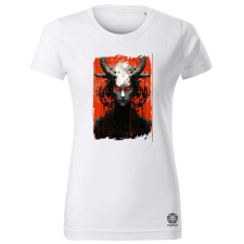 Magnolion Démon és szarvak v8 női póló - 19 szín, XS-2XL női póló