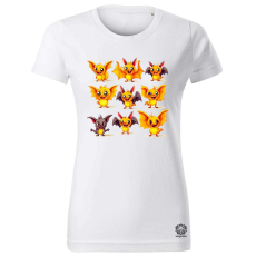 Magnolion Denevér kollázs v2 női póló - 19 szín, XS-2XL