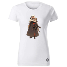 Magnolion Dieselpunk anime apáca v6 női póló - 19 szín, XS-2XL női póló