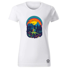 Magnolion Dinó panoráma v1 női póló - 19 szín, XS-2XL női póló