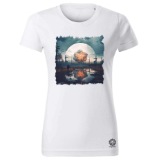 Magnolion Dupla expozíció nukleáris robbanás v3 női póló - 19 szín, XS-2XL