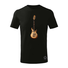 Magnolion Elektromos gitár szkeccs v1 gyerek póló - 11 szín, 4-12 éves gyerek póló
