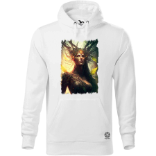 Magnolion Elf nő mágikus erdőben férfi pulóver - 19 szín, S-5XL férfi pulóver, kardigán