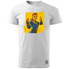 Magnolion Fallout Lucy fanart v4 férfi póló - 19 szín, S-3XL férfi póló