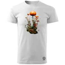 Magnolion Fantázia növények v4 férfi póló - 19 szín, S-3XL