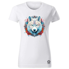 Magnolion Farkas mandala fantázia v1 női póló - 19 szín, XS-2XL női póló
