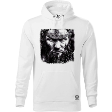 Magnolion Fekete-fehér Berserker rajz férfi pulóver - 19 szín, S-5XL