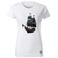 Magnolion Fekete gyöngy női póló - 19 szín, XS-2XL női póló