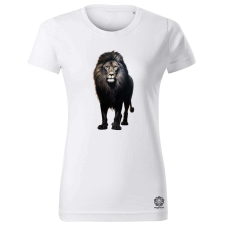 Magnolion Fekete oroszlán v1 női póló - 19 szín, XS-2XL női póló