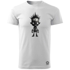 Magnolion Fekete punk srác v4 férfi póló - 19 szín, S-3XL férfi póló