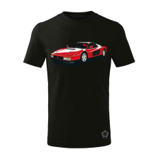 Magnolion Ferrari Testarossa rajz v10 gyerek póló - 11 szín, 4-12 éves