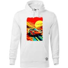 Magnolion Ferrari Testarossa retró utazás férfi pulóver - 19 szín, S-5XL férfi pulóver, kardigán
