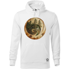 Magnolion Fibonacci fákkal v2 férfi pulóver - 19 szín, S-5XL