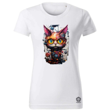 Magnolion Firka macska v1 női póló - 19 szín, XS-2XL női póló