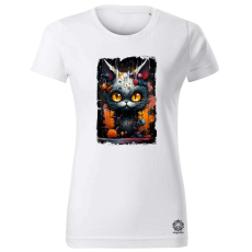 Magnolion Firka macska v4 női póló - 19 szín, XS-2XL