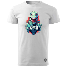 Magnolion Gamer T-rex v4 férfi póló - 19 szín, S-3XL férfi póló
